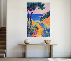 Tableau Paysage marin vibrant