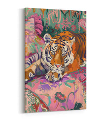 Tigre vibrant Tableau sur toile