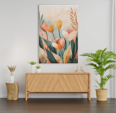  Tableau Tulipe chaude Impression sur toile